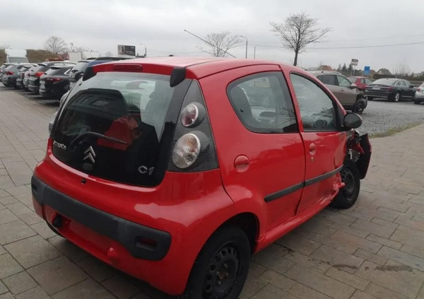 Citroen C1 cena 3700 przebieg: 168738, rok produkcji 2007 z Międzylesie małe 172